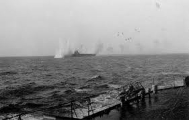 HMS Illustrious was attacked by Axis bombers.