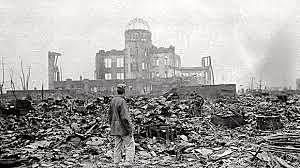 USA slipper en atombombe på Hiroshima