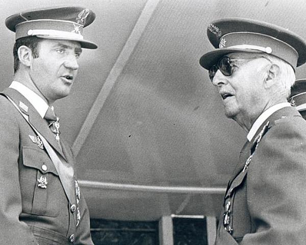 Conferencia entre Franco y Don Juan Carlos