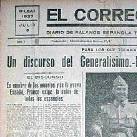 Franco promulga el día 19 el llamado Decreto de Unificación, por medio del cual crea una única formación política legal bajo su mando: FET y de las JONS.