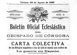 Carta colectiva del espiscopado español