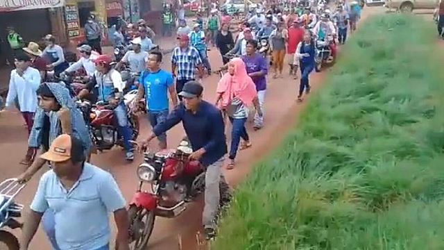 Beni rompe la cuarentena y sale a marchar por alimentos