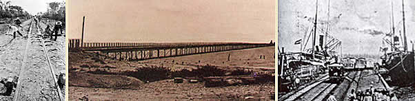 Muelle puerto Colombia.