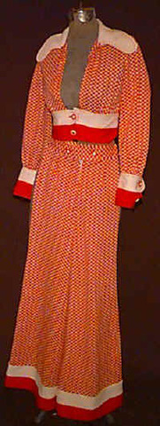 very vivid colors, platform shoes, hot pants, long and short skirts, polyester, afros, long hair and mohawks became popular