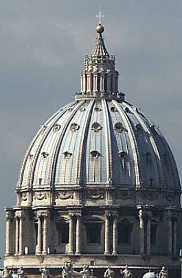 Cúpula de San Pedro, de Miguel Ángel.