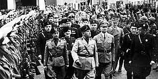 Fascismo Italiano con Mussolini