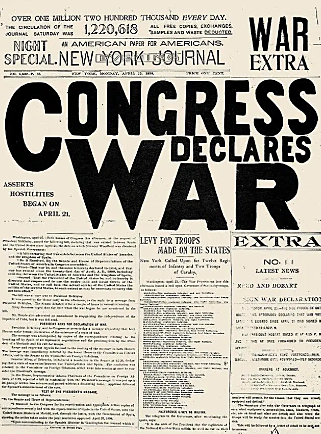 US Declares War on Spain