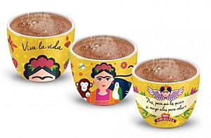 Chocolate Abuelita lanza tazas coleccionables inspiradas en Frida Kahlo