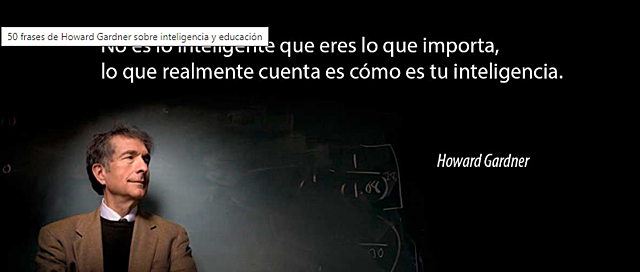 Teoria de las inteligencias múltiples  Howard Gardner