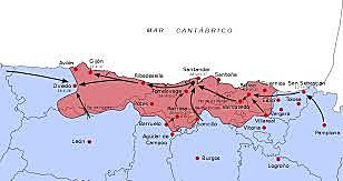 Los franquistas completan la conquista del norte de España.