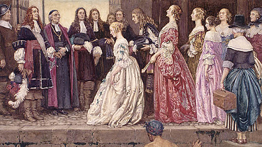Arrival of Filles du roi