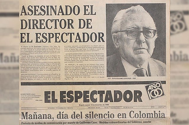 Muerte de director del Espectador