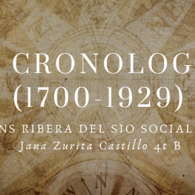 Timeline: EIX CRONOLOGIC (1700-1929)