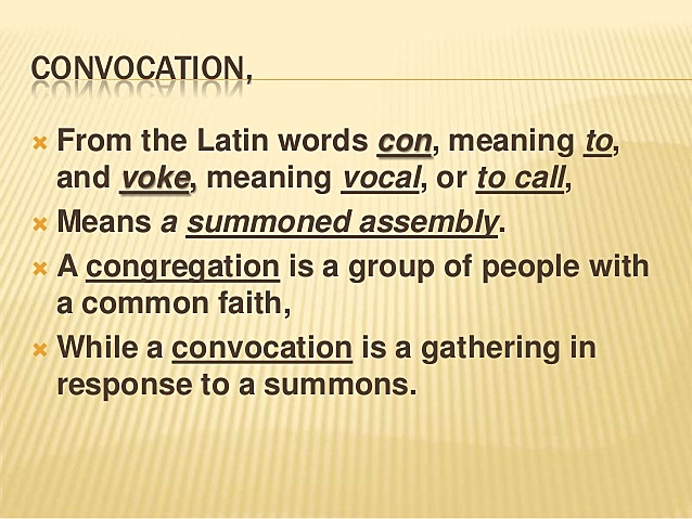 Convocation