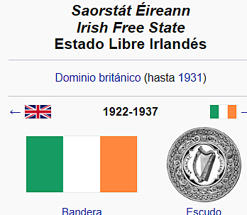 Reino Unido reconoce el Estado Libre de Irlanda.
