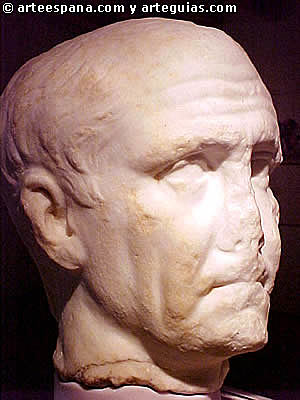 edad antigua en Roma, cabezas