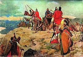 los visigodos cruzan el Danubio