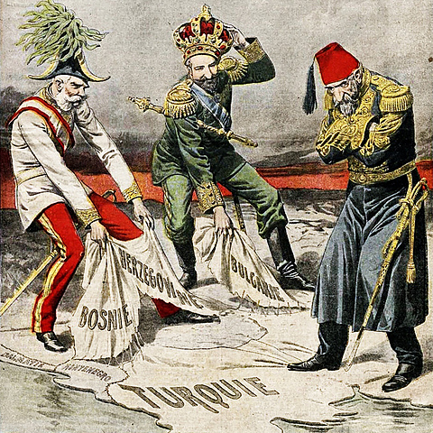 Austria-Hungary annexes Bosnia and Herzegovina