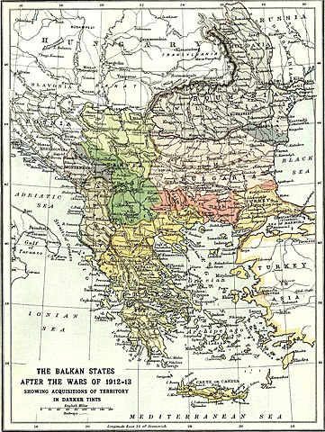 Balkan League between Serbia and Bulgaria formed