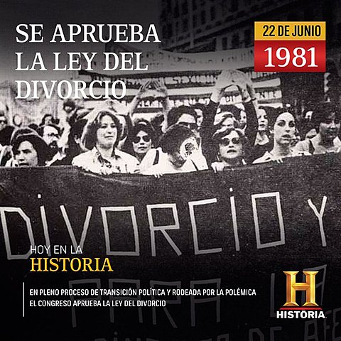 Aprobación del divorcio.