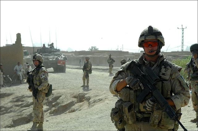 Canada with NATO enters Afghanistan