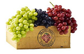 Uva fresca sin pago de arancel