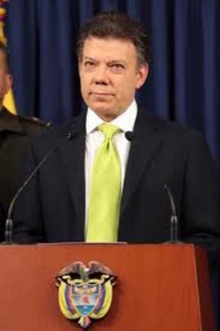 Presidente Electo Juan Manuel Santos Calderon