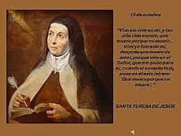 Santa Teresa de Jesús, Vivo sin vivir en mí