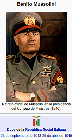 Mussolini logra plenos poderes del Parlamento italiano.