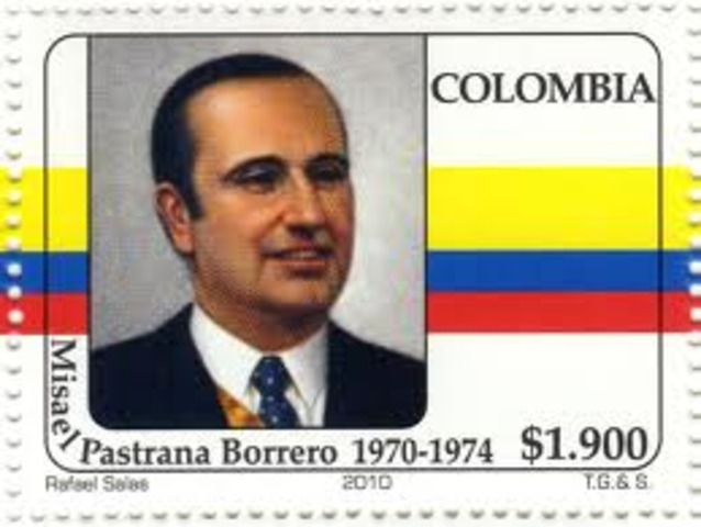 Presidente Electo Misael Pastrana Borrero