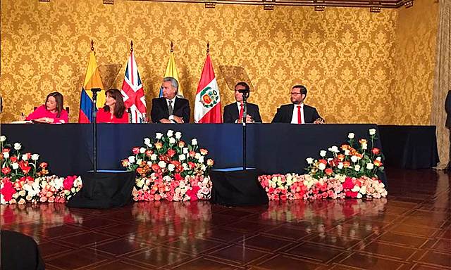 Acuerdo de continuidad comercial entre Colombia y el Reino Unido