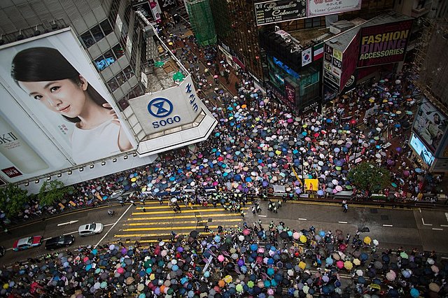 Protestas popular en Hong Kong