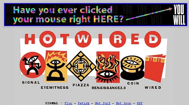 PRIMER BANNER PUBLICITARIO DE INTERNET