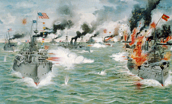US attack on Manila Bay