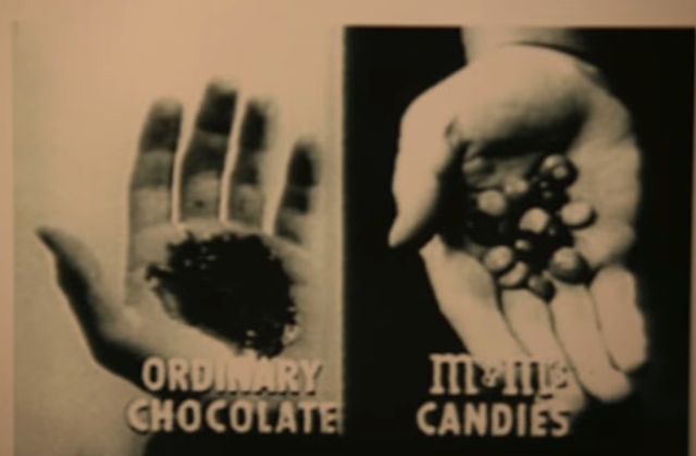 reeves explota el mercado de mm`s sobre el de hersheys