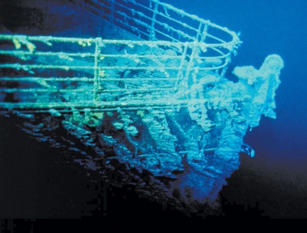Titanic wreckage found and filmed by robotic camera
