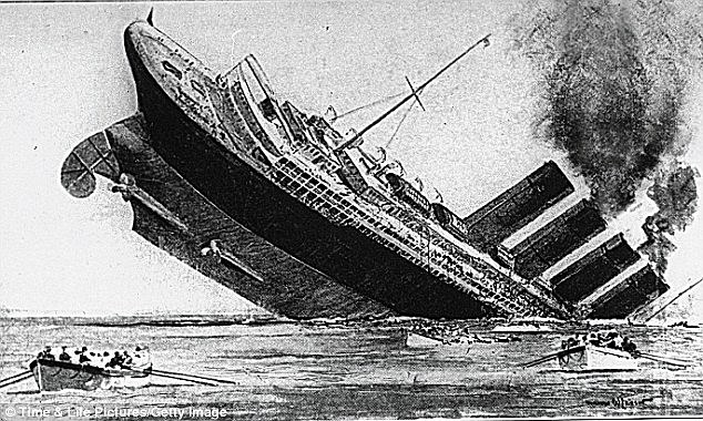 Lusitania itsasontziaren hondorapena