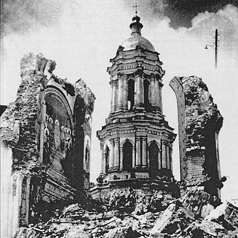підрив Успенського собору Києво-Печерської лаври.