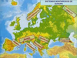 Surgen las cadenas montañosas del sur de Europa y de Asia
