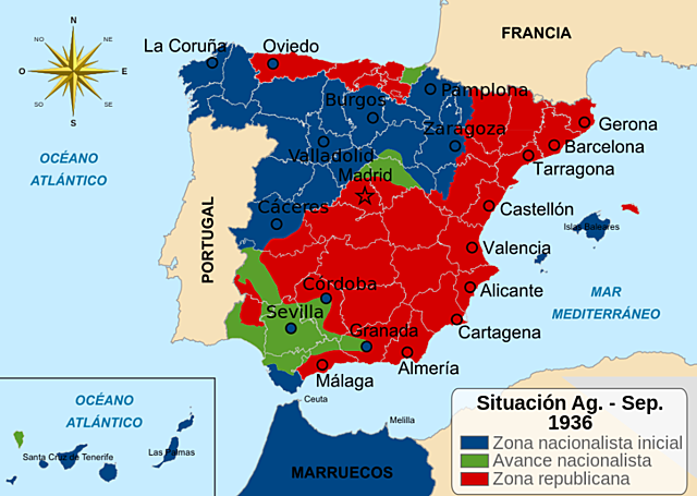 Julio de 1936. La revolución social se extiende por la zona republicana.