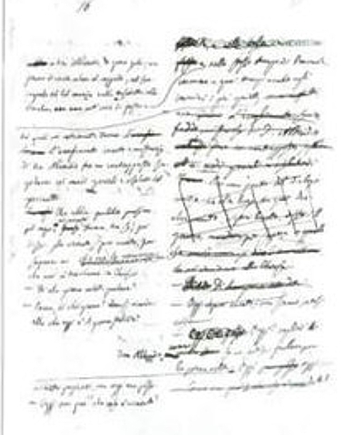 Prima stesura dei "Promessi Sposi"