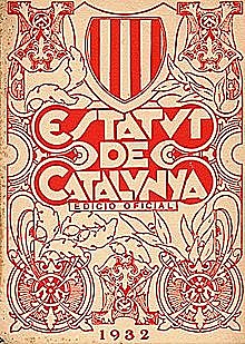 Aprobación del Estatuto de Cataluña