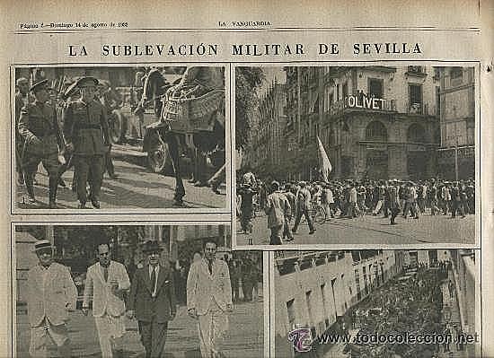 "Sanjurjada": Sublevación militar en Sevilla