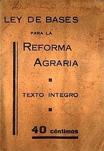 Ley de Bases de la Reforma Agraria