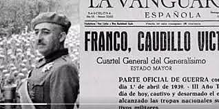 EL GENERAL FRANCO HACE PÚBLICO EL ÚLTIMO PARTE BÉLICO EL DÍA 1: LA GUERRA HA TERMINADO CON LA VICTORIA DE QUIENES SE HABÍAN SUBLEVADO TRES AÑOS ANTES.