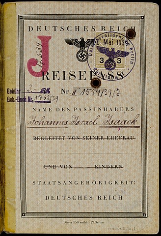 All Jewish Passports are Stamped with "J"