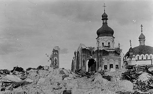 Підрив Успенського собору Києво-Печерської лаври.