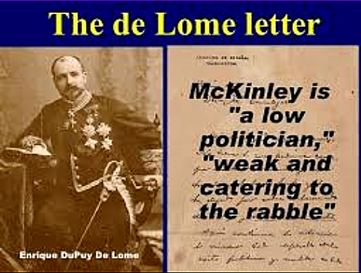 Publication of the De lome letter