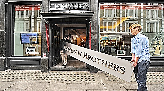 Caída de la bolsa y recesión económica