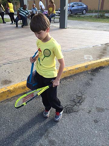 1er lugar en competencia de Tennis